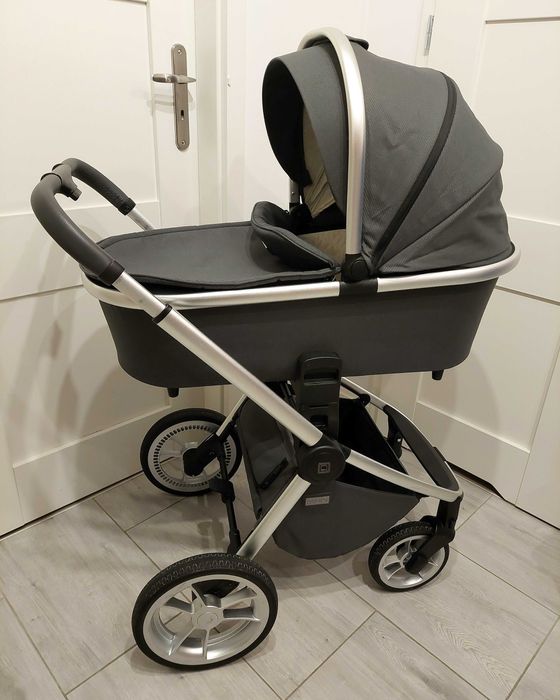 Wózek 2 w 1 Moon Resea S / kolor antrazit / stan bardzo dobry