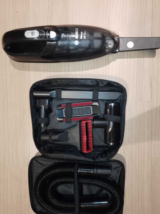 Aspirador Portátil Sem Fios Bosch 24Vmax + Kit de Acessórios