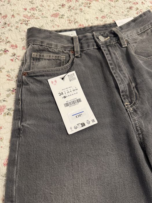 Джинси zara  нові wide leg 34 нова колекція