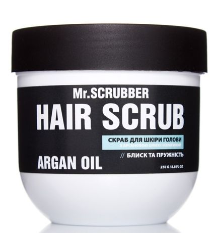Скраб для кожи головы с маслом арганы и кератином
Mr.Scrubber Argan Oi