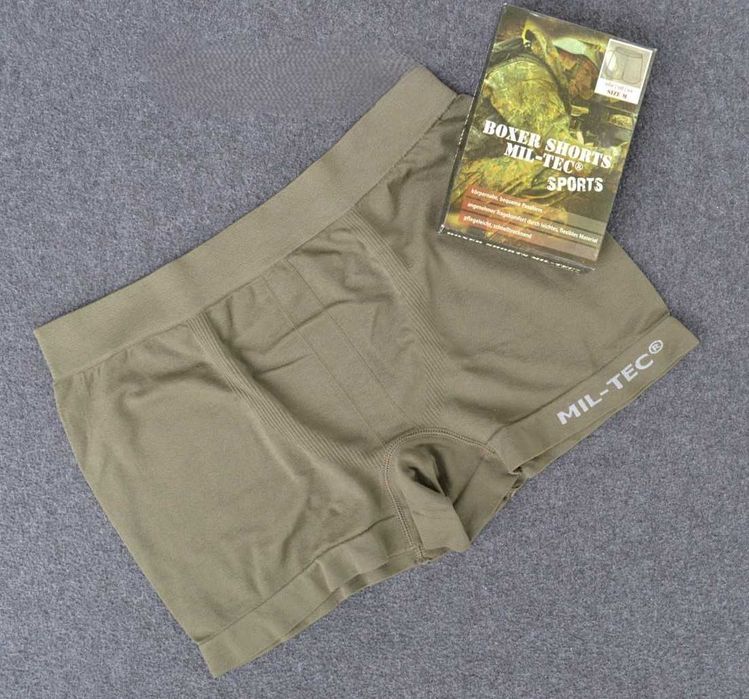 Труси чоловічі потовідвідні Mil-Tec (чорні/оливкові)