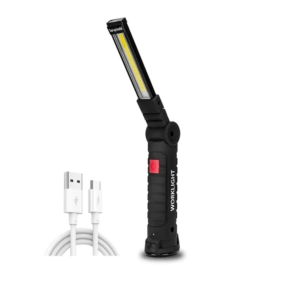 Lanterna Led Recarregável 5 modos iluminação (Artigo Novo)