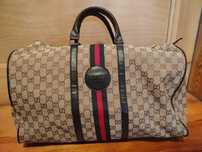 Gucci made in Italy torba 48 x 26 x 17 cm klasyczna kolorystyka   śred