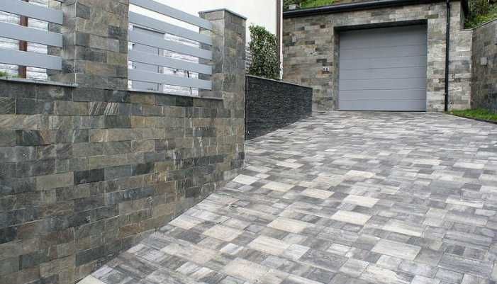 Kwarcyt kamień naturalny płytki elewacja fornir ściana podłoga kominek