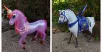 Лошадь для куклы Барби конь Лошадка Единорог Холодное сердце