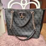 Torba shopper Guess Alisa duża a4