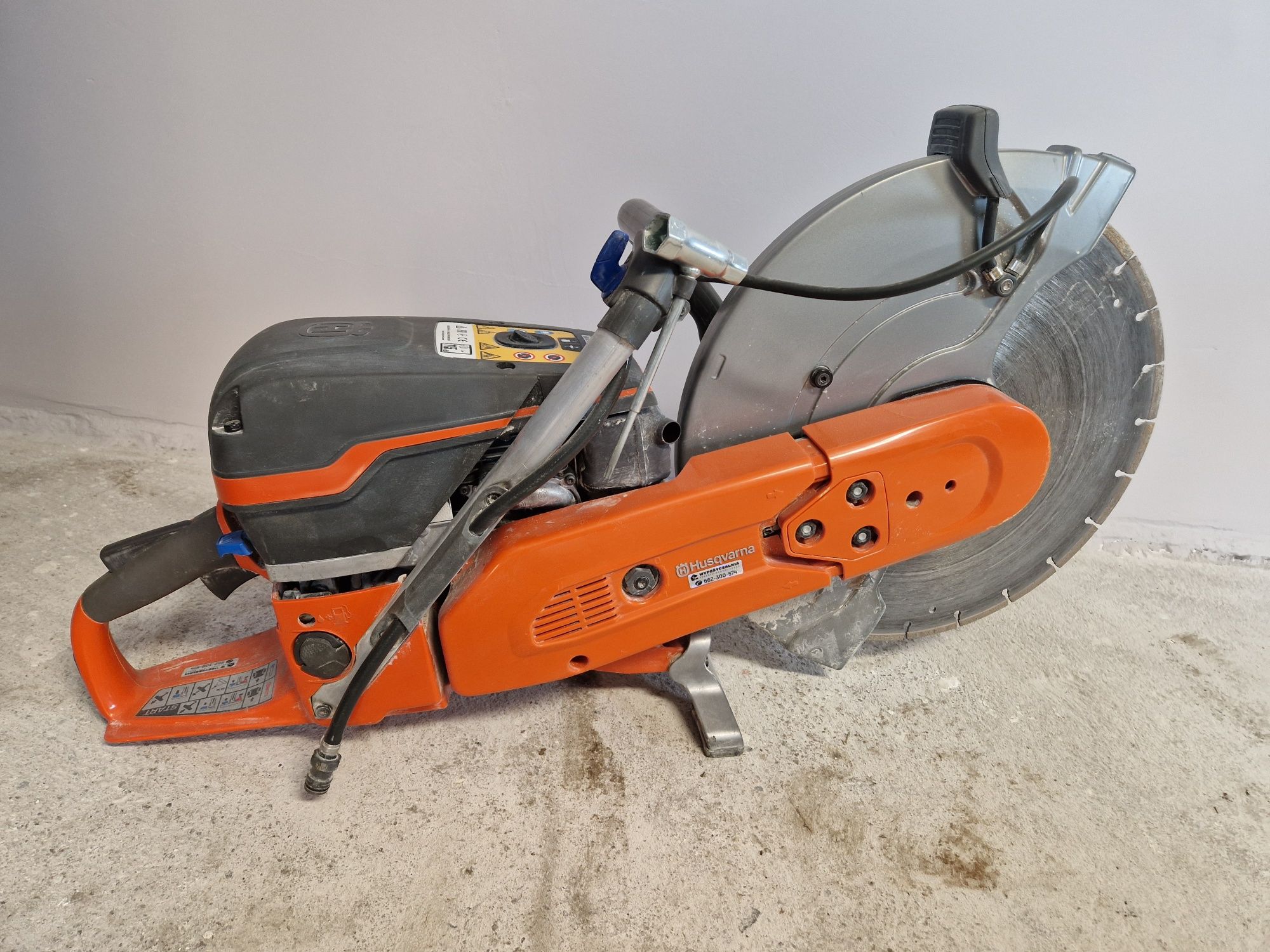 Wynajem Przecinarka spalinowa do betonu kostki Husqvarna K970(400mm)