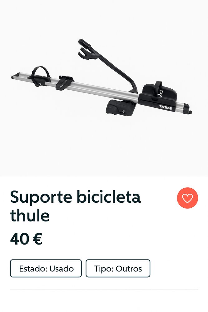Suporte bicicleta Thule