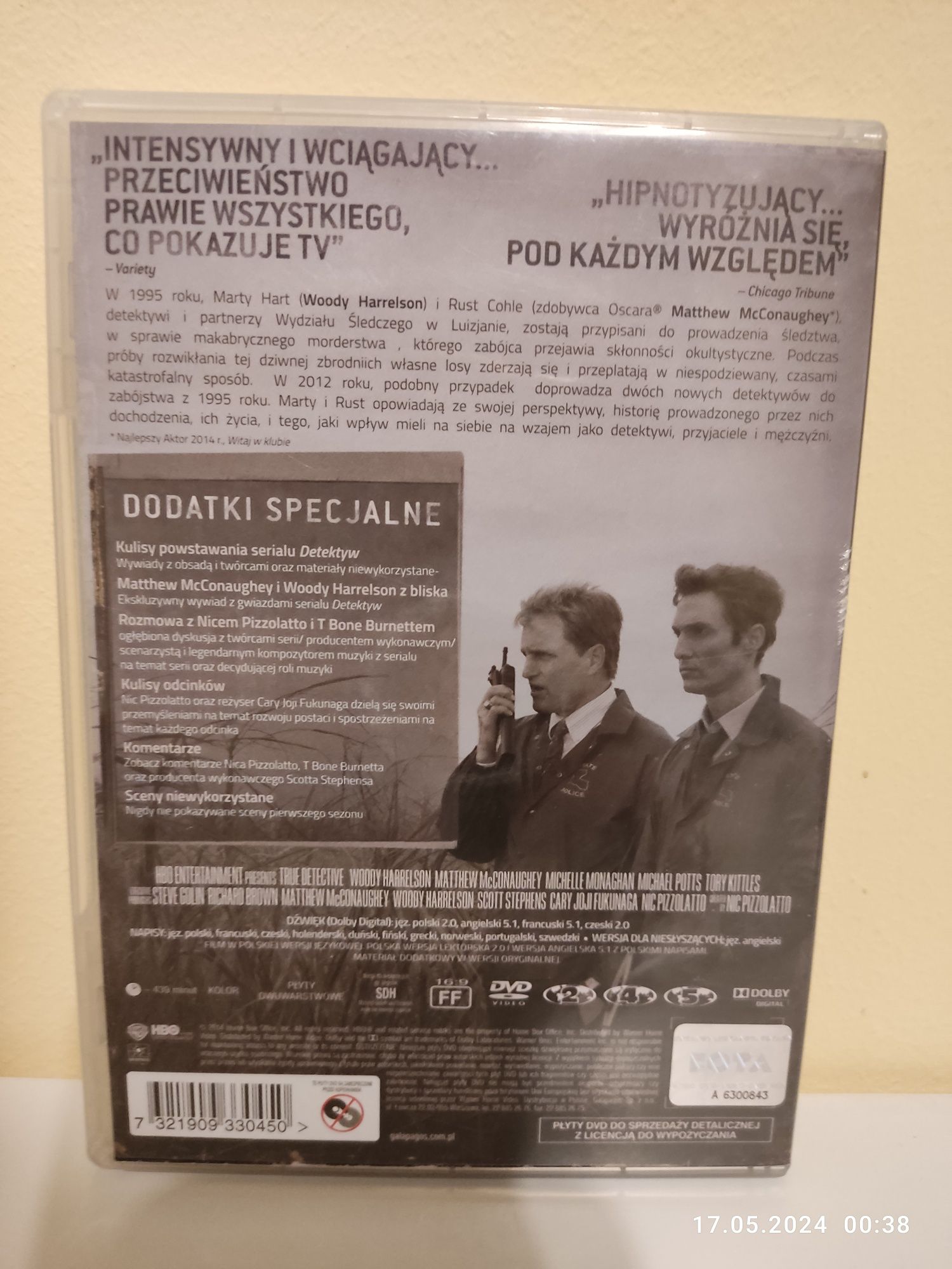 Detektyw sezon 1 serial DVD lektor napisy PL