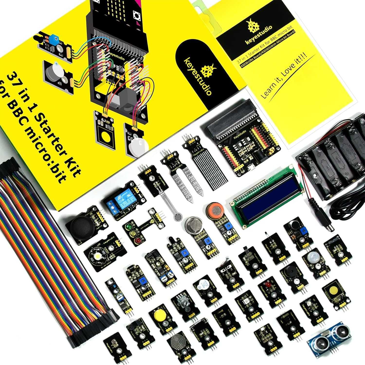 KEYESTUDIO BBC Micro:bit Stater Kit Zestaw modułu czujnika z płytką