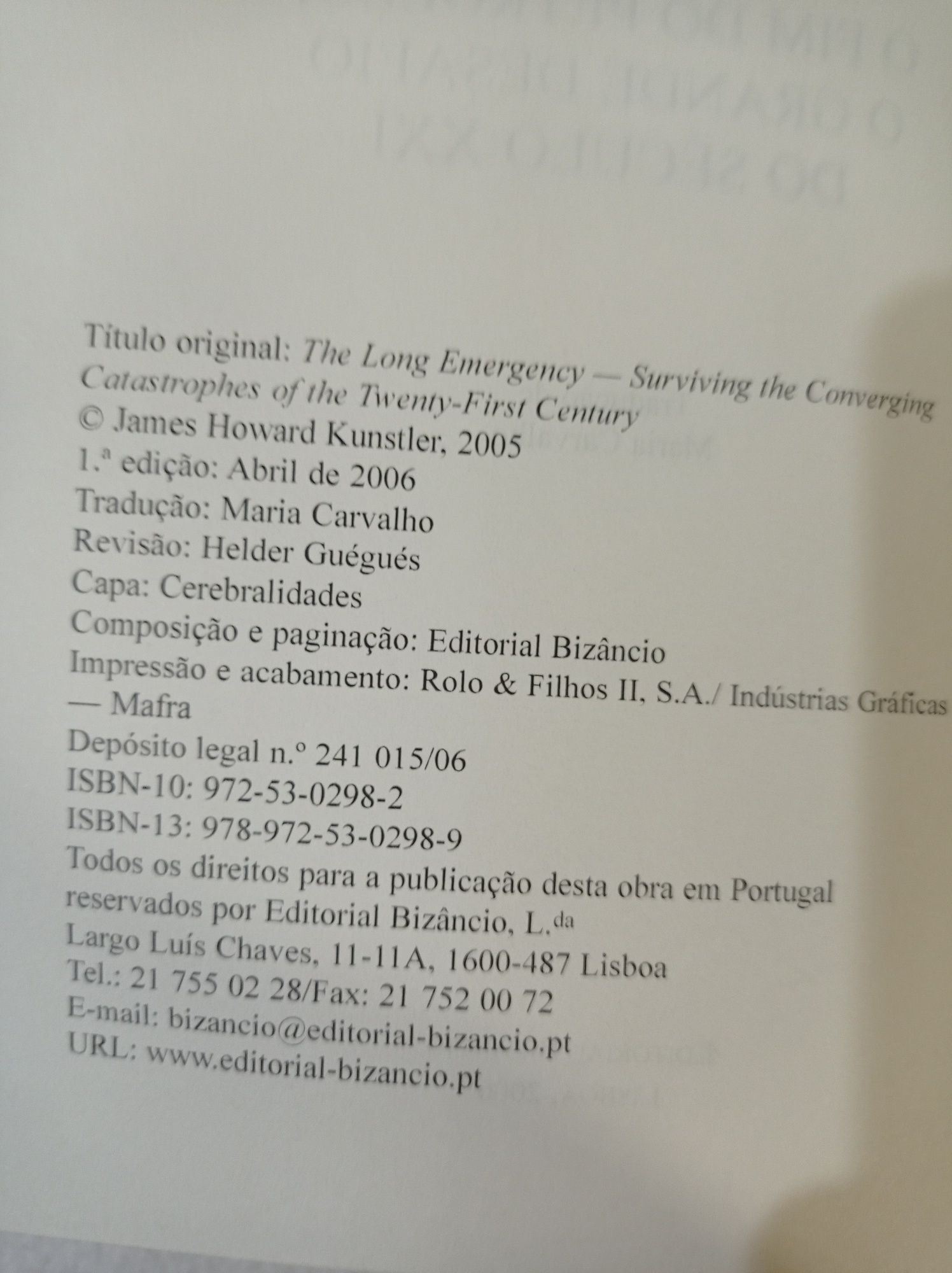 O fim do petróleo - o grande desafio do século XXI - James H. Kunstler