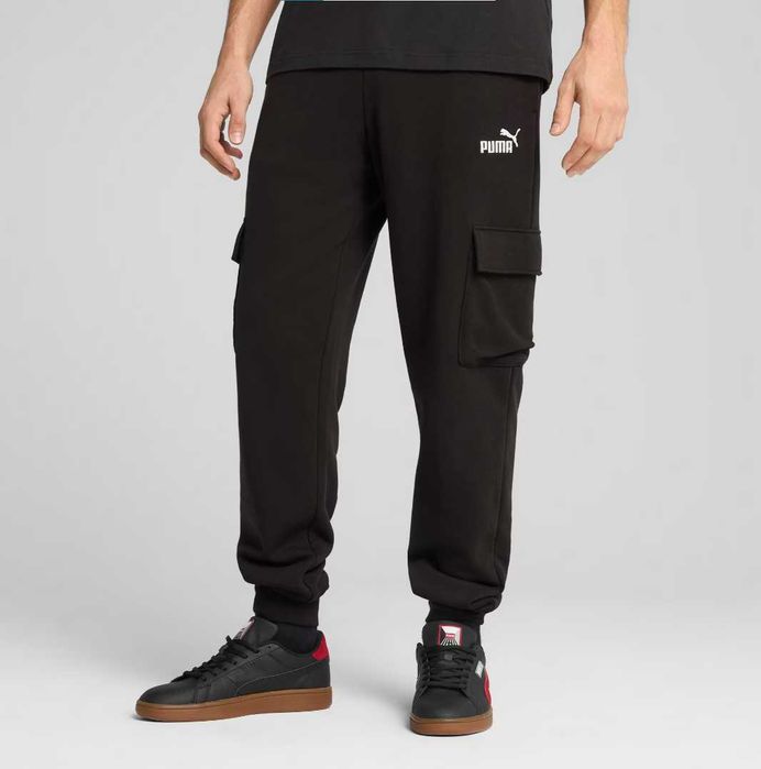Чорні чоловічі штани puma essentials pants нові оригінал без флісу