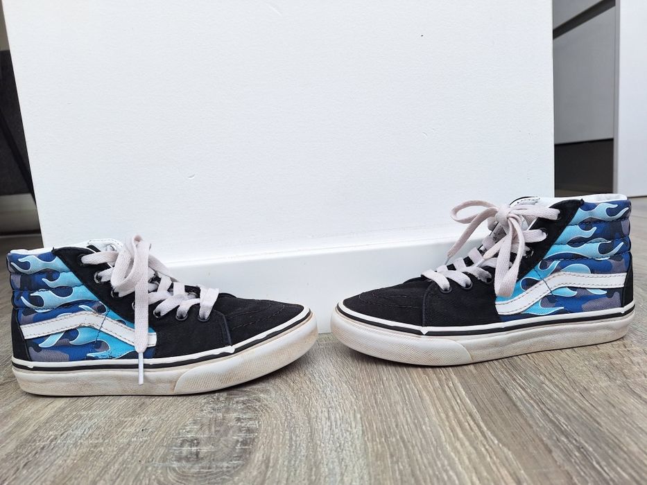 Tênis Vans SK8-Hi PS do cano alto, tam. 32