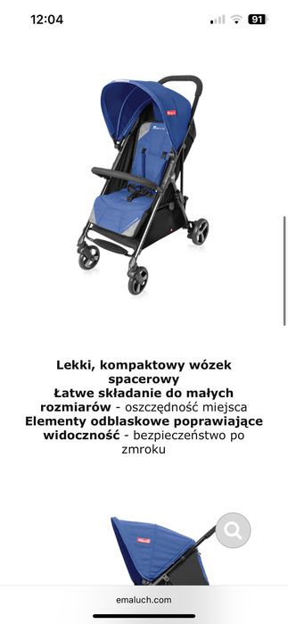 Espiro SHINE wózek spacerowy, lekki, kompaktowy