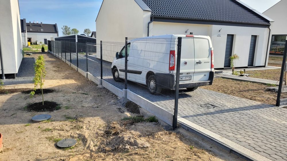 Ogrodzenie panelowe wys 123 cm