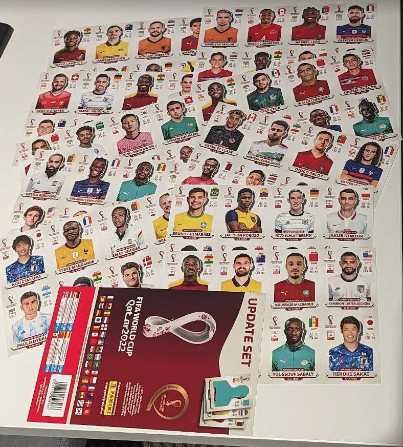 Update Set Mundial FIFA Qatar 2022 - Cromos Panini