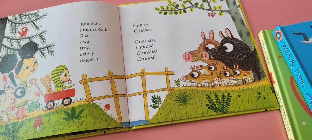 Zestaw 3 książek 1. Babo chce 2. Gdzie kotek ma 3. Wesoły rekin