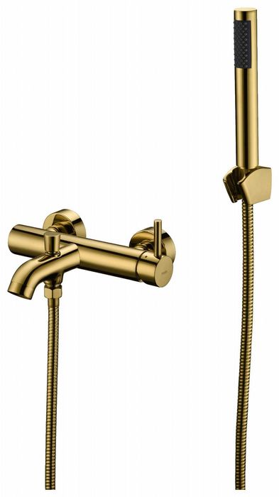 MOBI LIVA GOLD bateria wannowa zestaw z wężem i słuchawką 372653GO