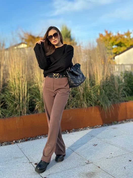 Spodnie Justyna Moda szwedy 38