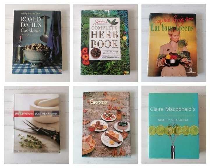Lote de Livros Culinária Gastronomia em Inglês - Cooking Books