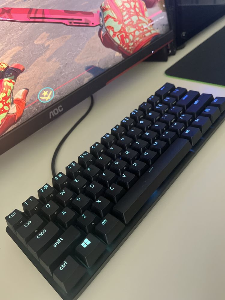 Klawiatura mechanjczna razer huntaman mini red