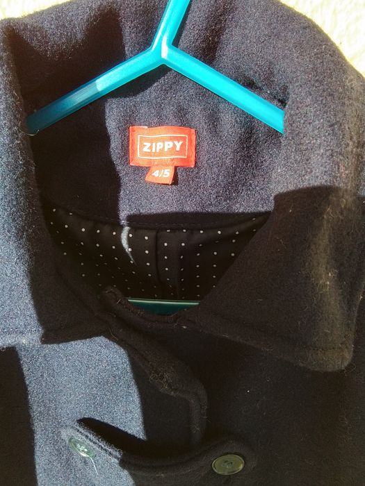 Sobretudo azul menina 4 - 5 anos