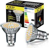 Żarówka GU10 LED 10w 1050 lumenów 3000 K, 220v ciepła biel EACLL spm94