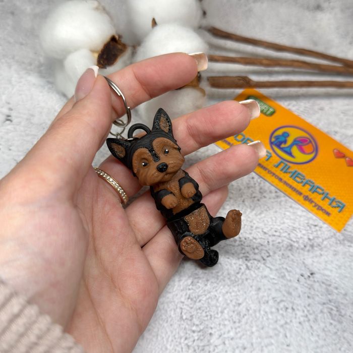 Брелок Песик домашні улюбленці Різні породи собак рухливі На подарунок