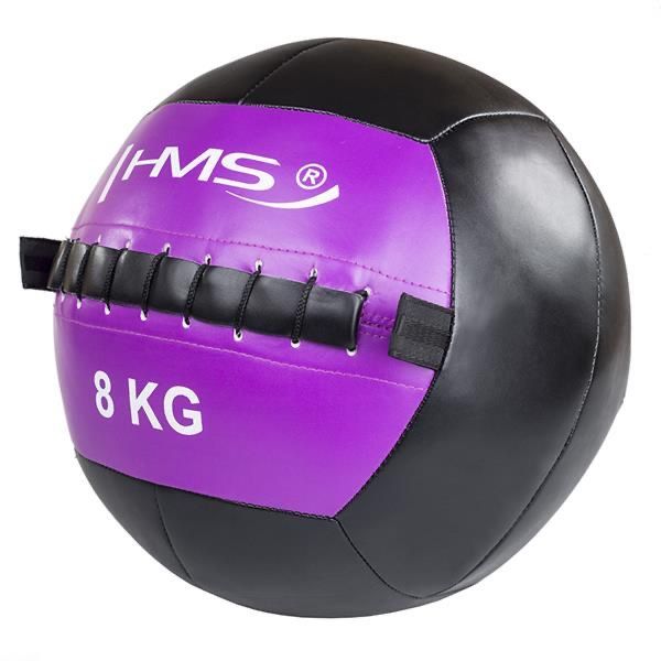 Piłka lekarska 8kg skórzana WLB