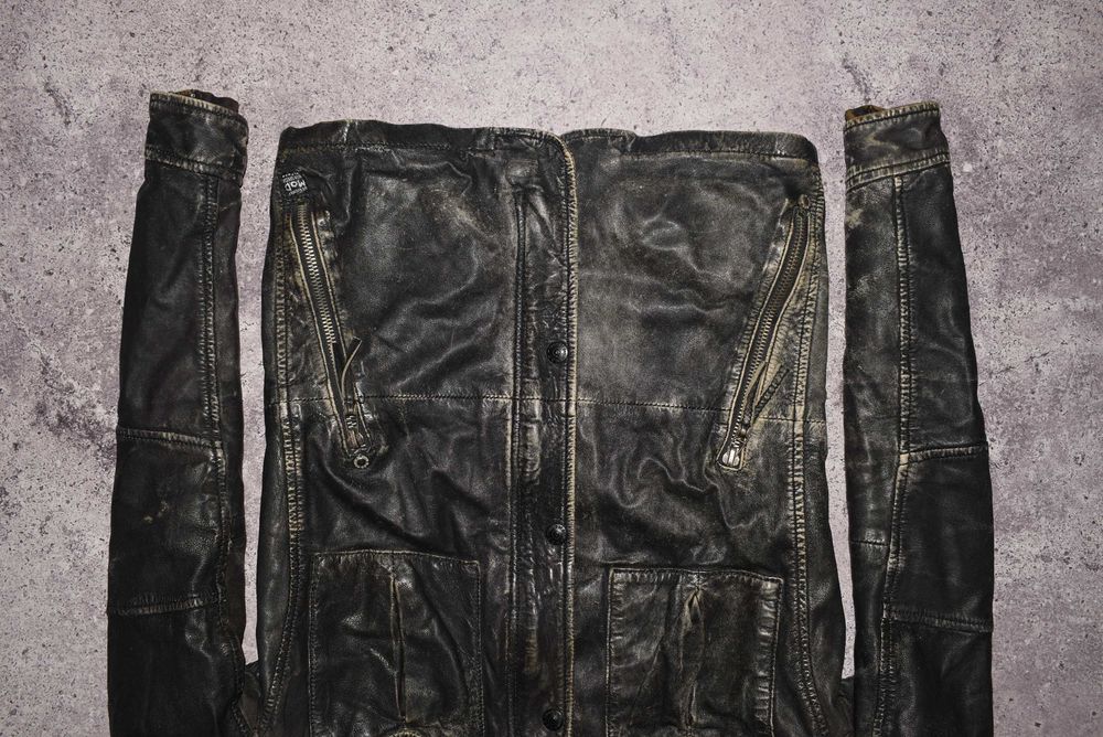 M.O.D. Leather Vintage Jacket (Чоловіча Шкіряна Мужская Кожаная Куртка