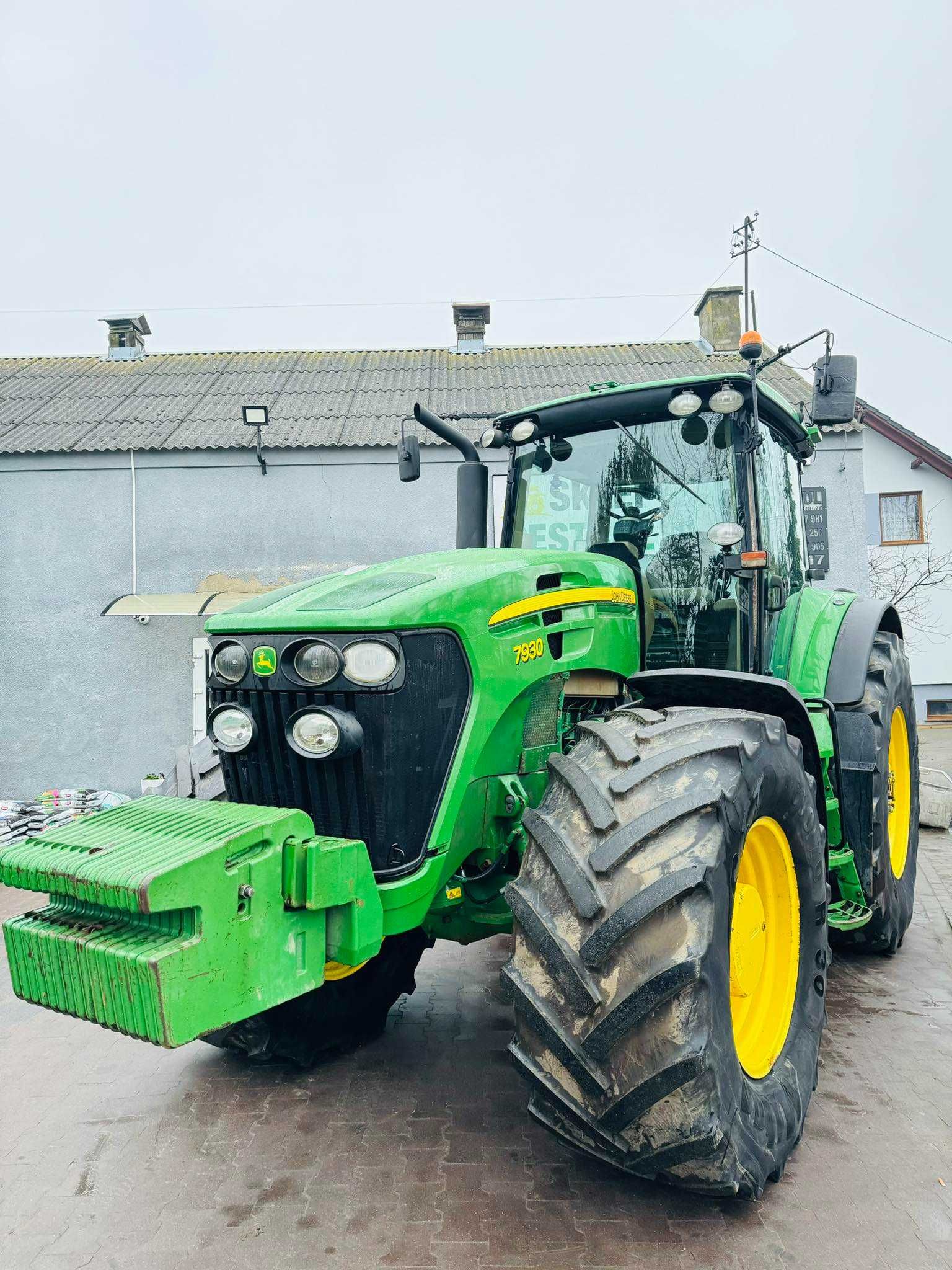 JOHN DEERE 7930, 2009r, 260KM, pneumatyka, ISOBUS, Autotrac ready