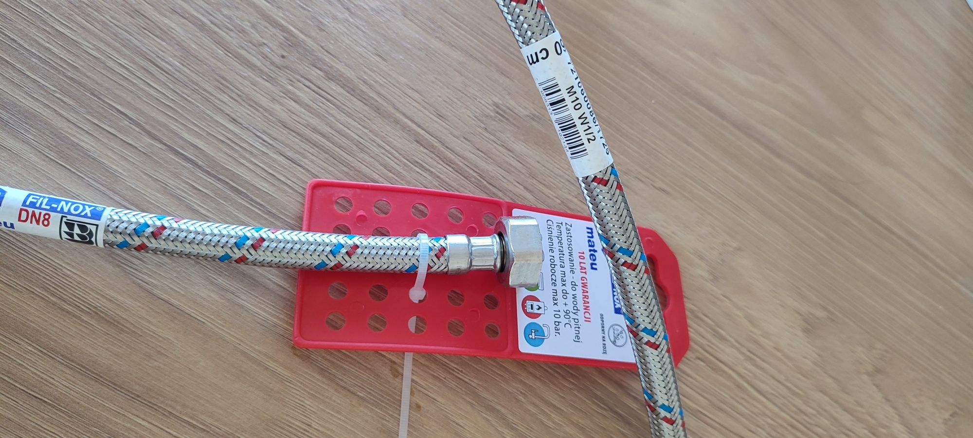 Nowe wężyki do baterii 60 cm W 1/2
