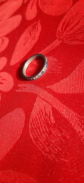 Obrączka srebrna Pandora