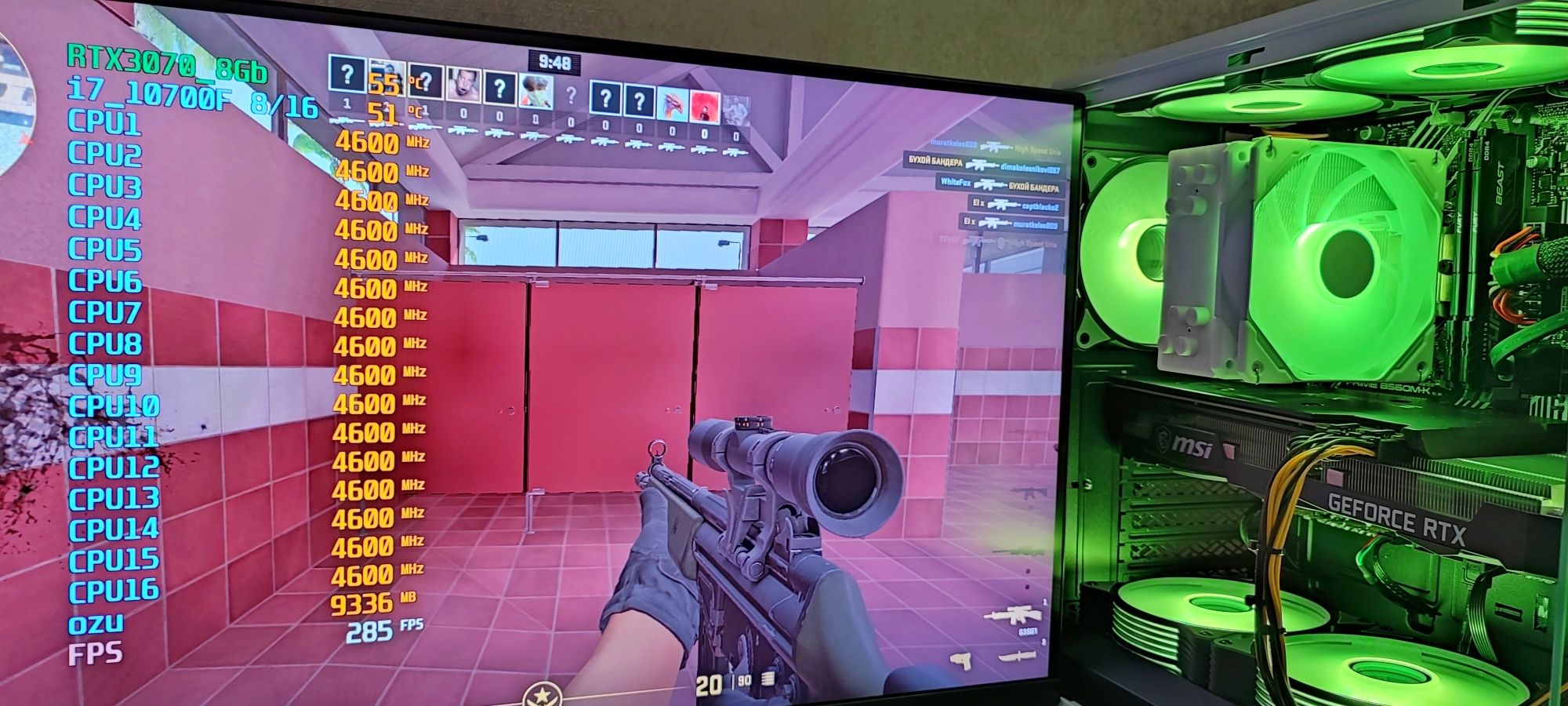 Игровой ПК i7 RTX3070 stalker2 cs2 warzone2 gtaV rust DDR6