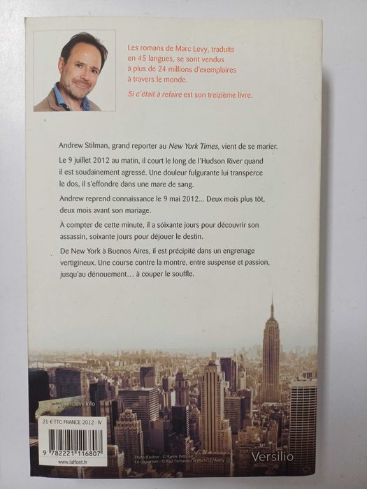 Marc Levy - Si c'etait á refaire