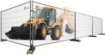 Ogrodzenie Budowlane Tymczasowe PANEL AŻUROWY 2,0 x 3,5 m
