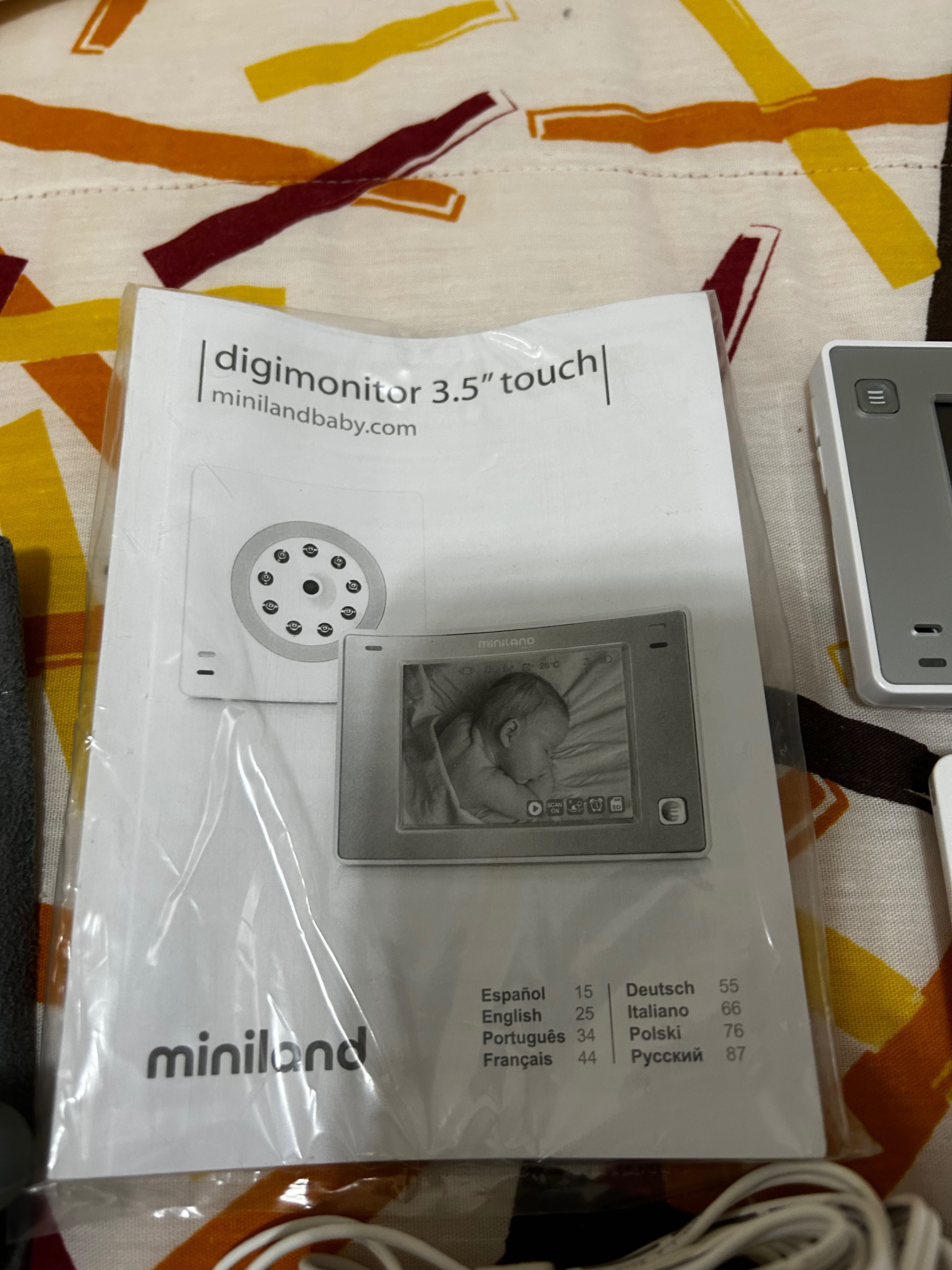 Monitor digital 3.5” touch miniland