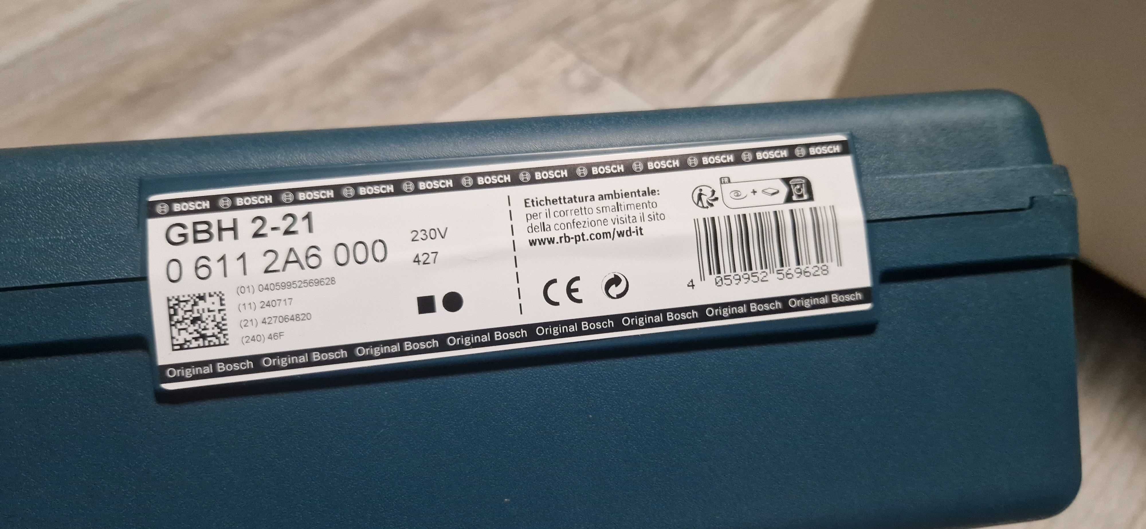 Młot udarowy SDS Plus sieciowy Bosch GBH 2-21 - gwarancja, nowa