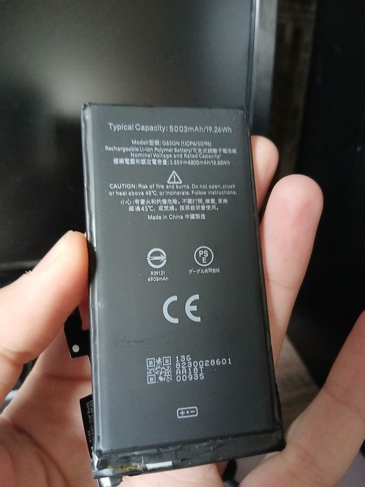 новая батарея на google pixel 6 pro