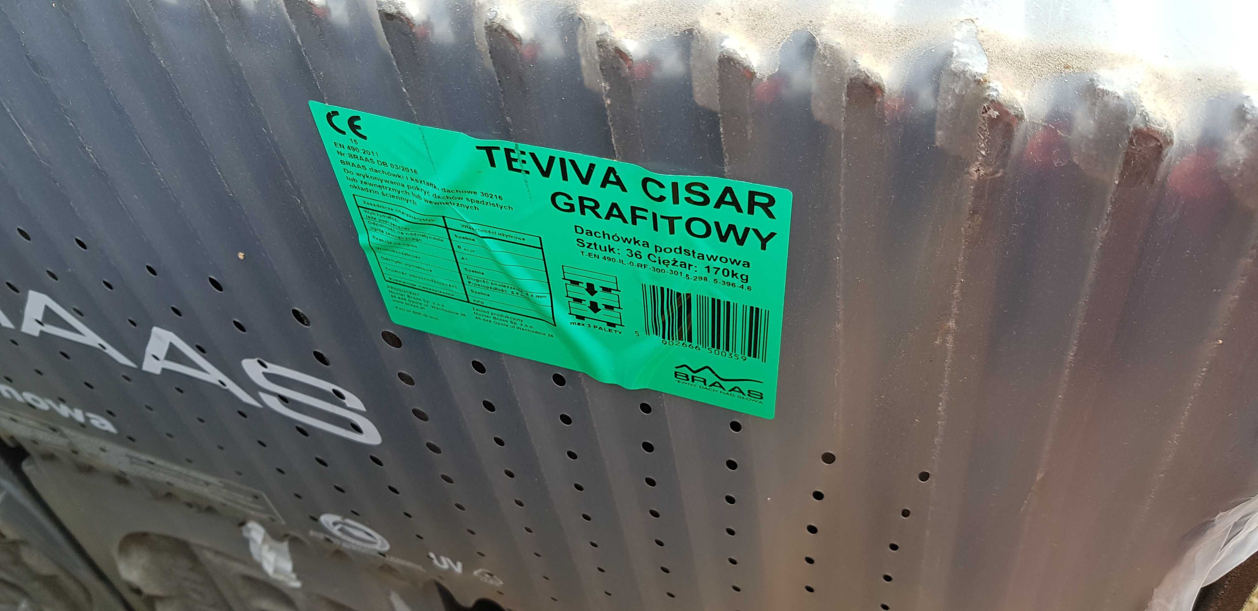 Dachówka BRAAS Teviva Cisar Grafit