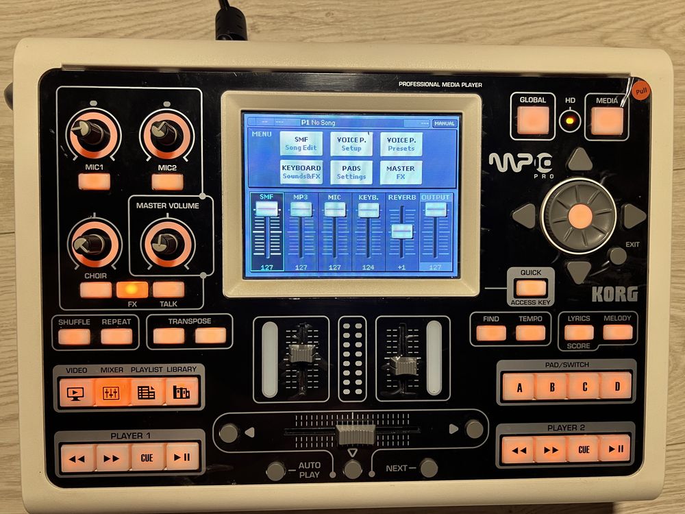 Korg MP10 Pro odtwarzacz MIDI / MP3 moduł brzmieniowy Karaoke
