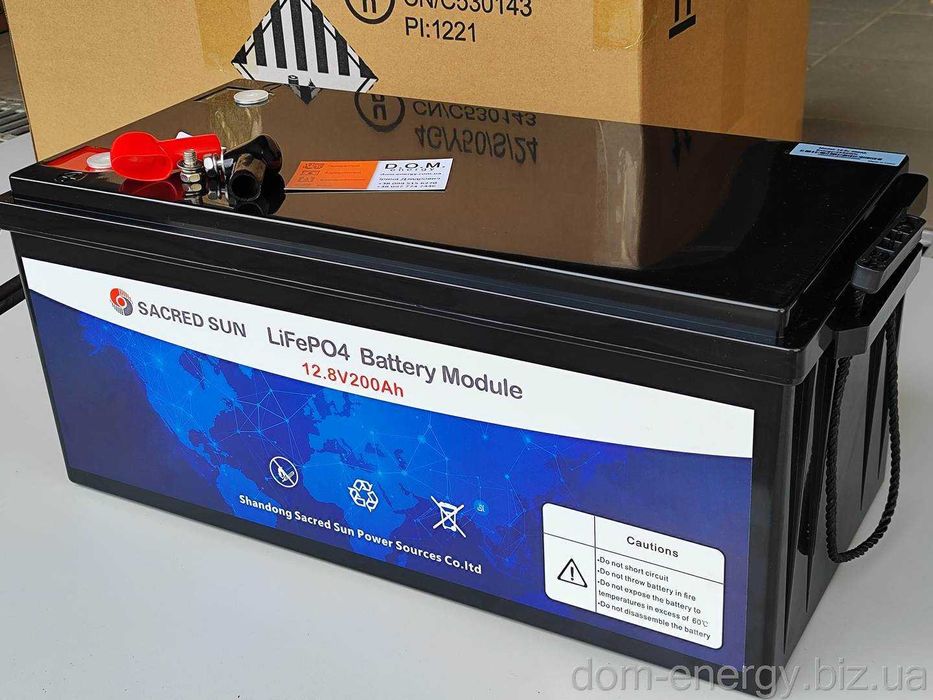 Аккумулятор Литий-ферум-фосфатный 200 Ah Ач 12v В LiFePo4 батарея АКБ