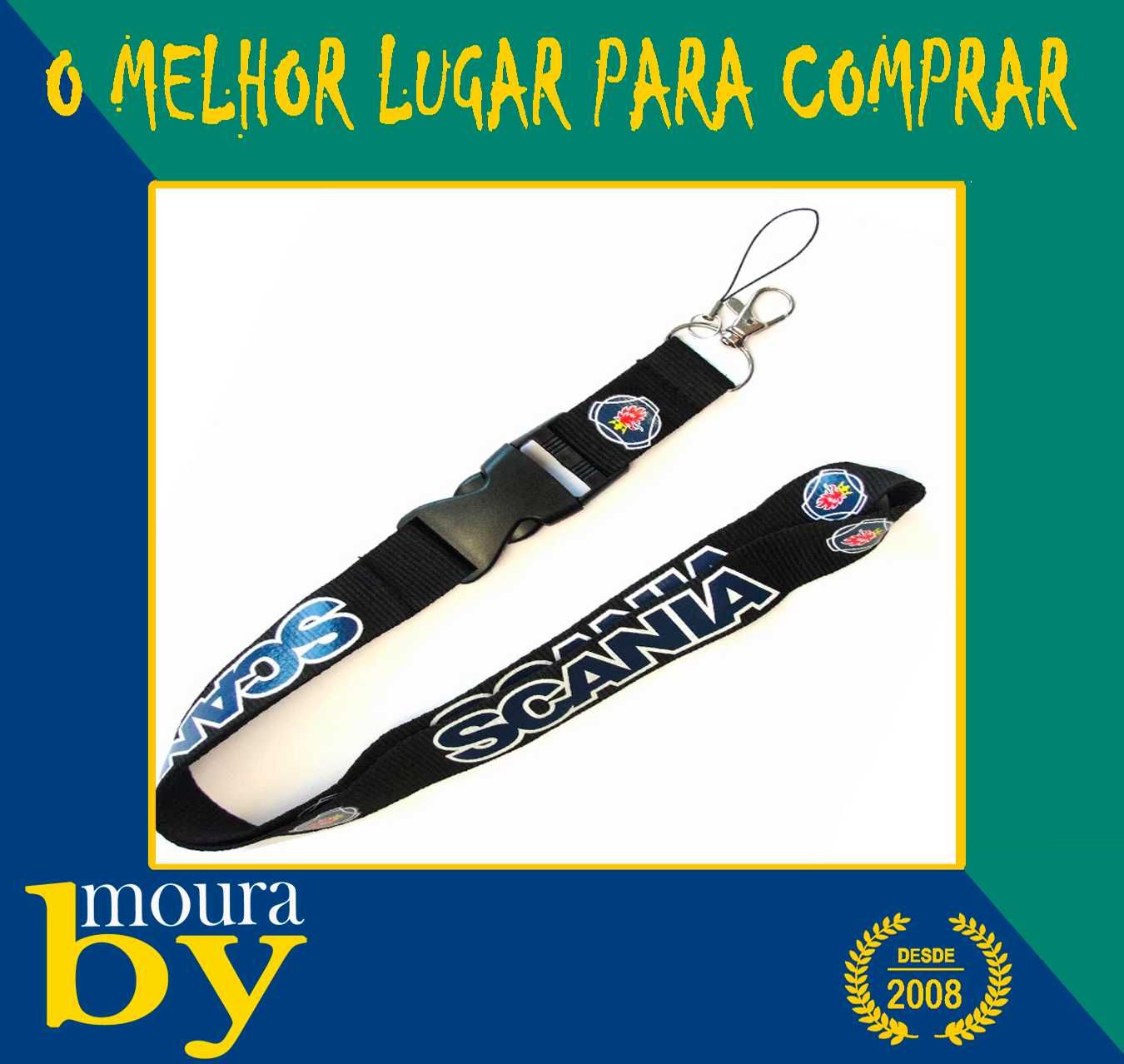 Fita de Pescoço ou Bolsas de comando Scania Lanyard