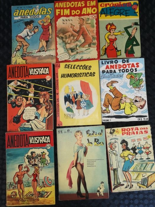 Livros de Anedotas Humor anos 50 a 70