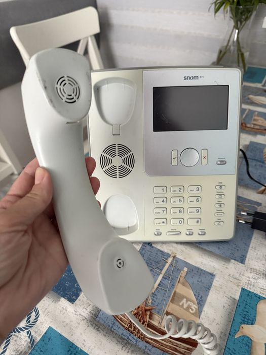 Telefon stacjonarny, przewodowy, biurowy SNOM 870 IP