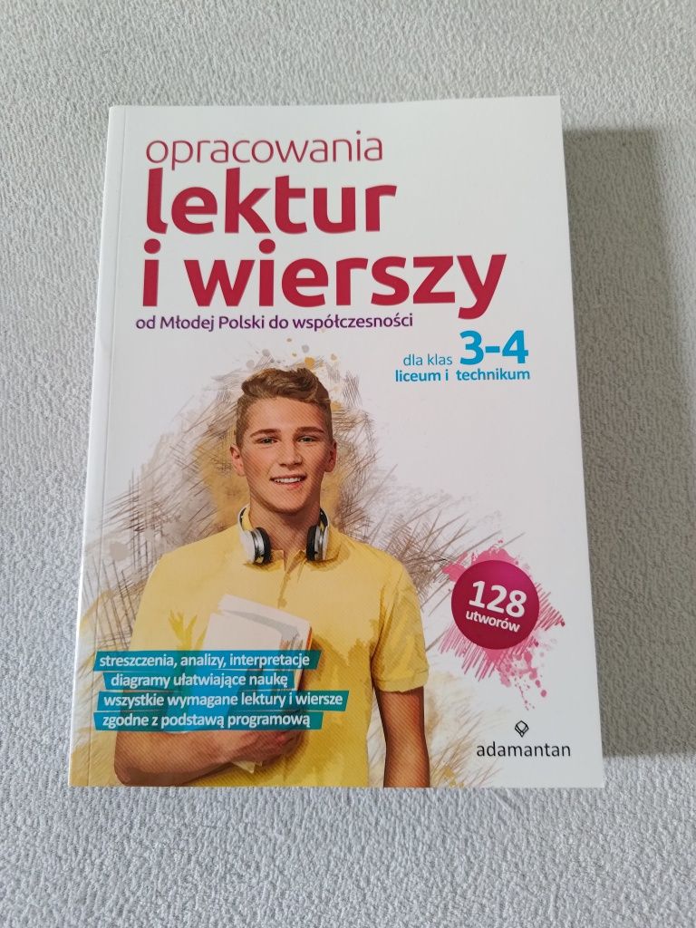 Opracowanie lektur i wierszy dla klas 3-5 dla liceum i technikum