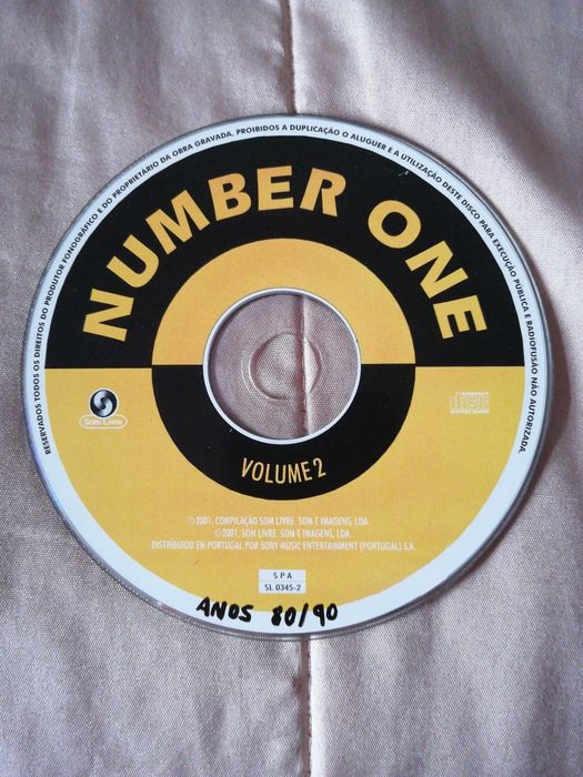 CD música anos 80/90 - Number one