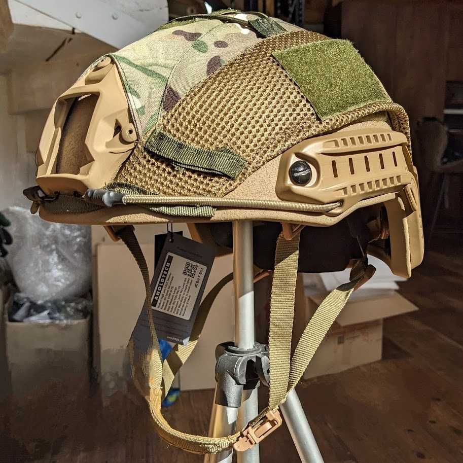Военная Каска Fast Tor с EARMOR M31 Військовий Шолом NIJ 3A