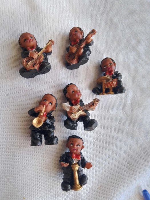 Figurki zespół muzyków