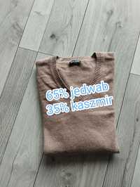 Gerry Weber sweter v neck jedwab i kaszmir